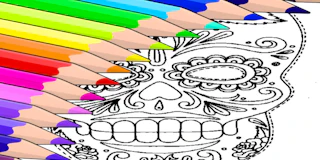 Sugar Skull Coloring Pages thumbnail