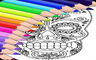 Sugar Skull Coloring Pages game cover