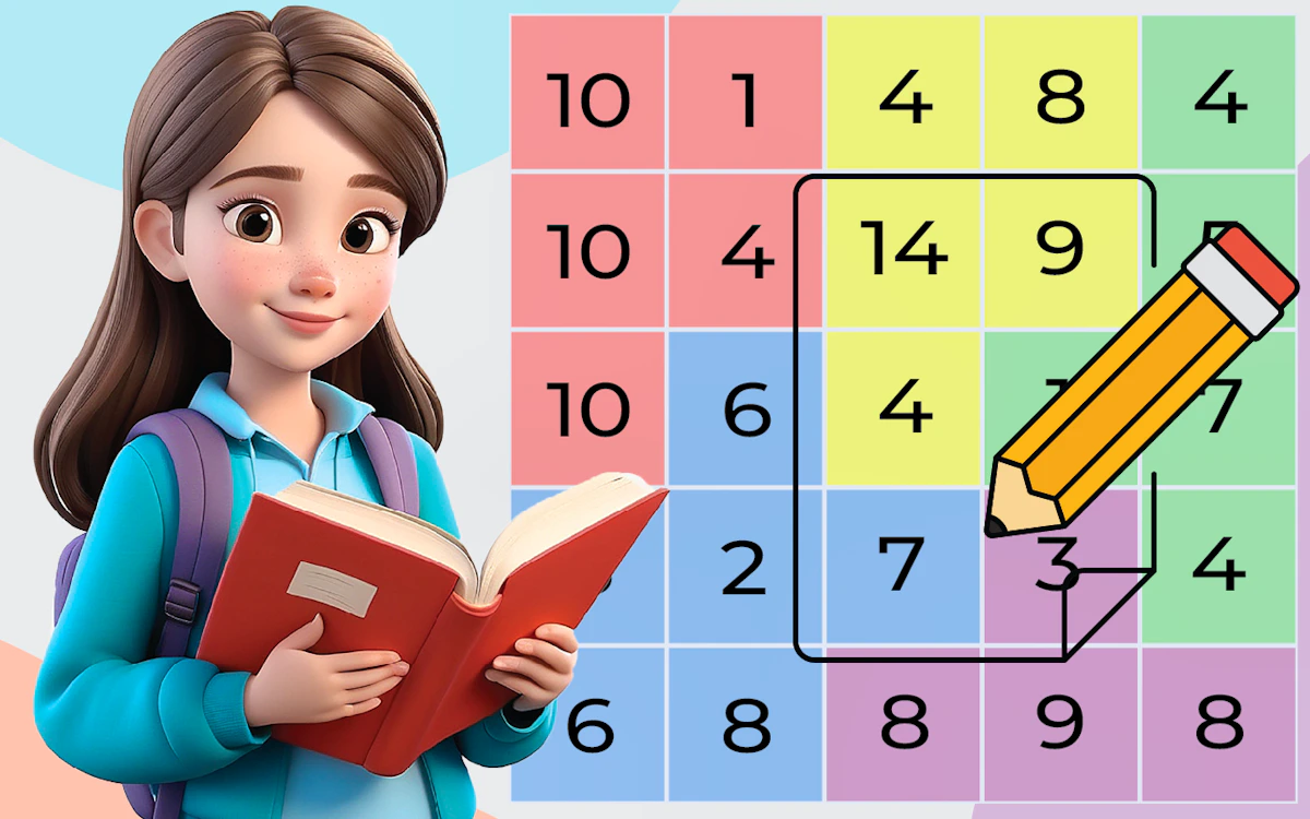 Play Sum Challenge Number Grid — free online Math game