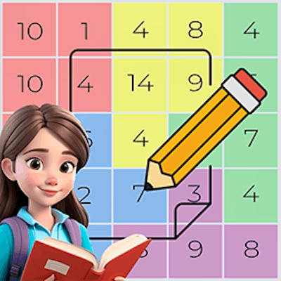 Sum Challenge Number Grid By Gamepix