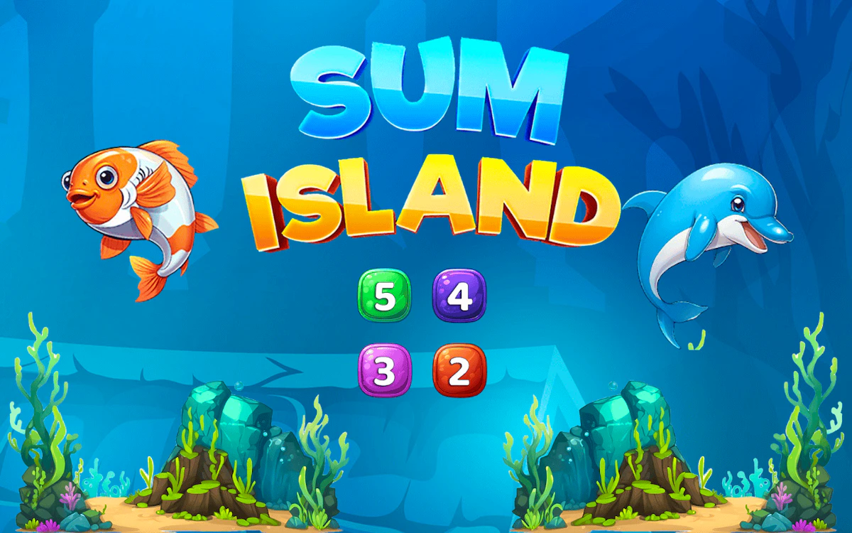 Play Sum Island — free online Math game
