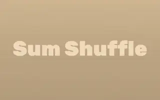 Sum Shuffle