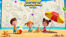 Summer Coloring Book for Kids