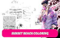 Sunset Beach Coloring