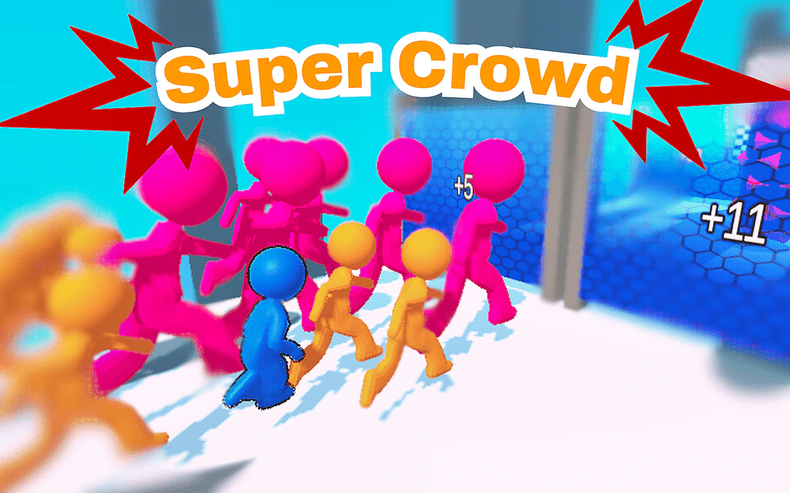 Super Crowd — free online arcade game on Glaze Games