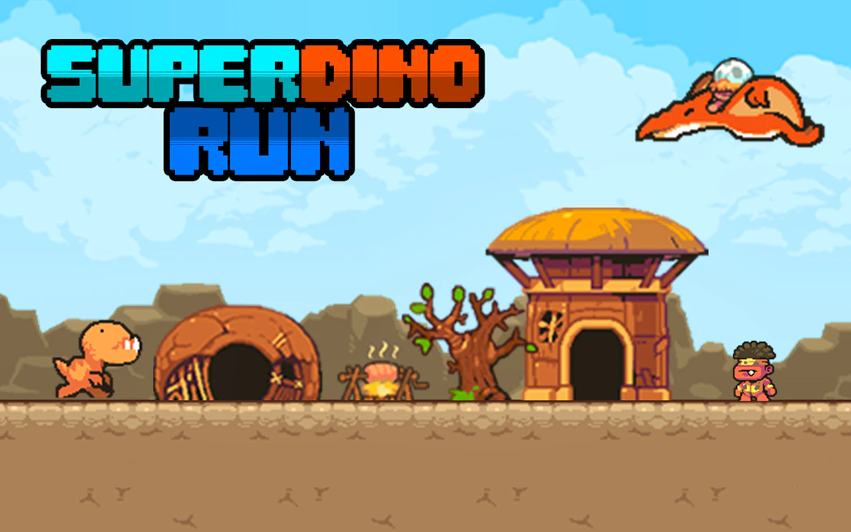 Play Super Dino Run — free online Dinosaur game