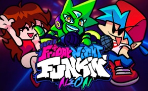 Super Friday Night Funkin' Neon game cover