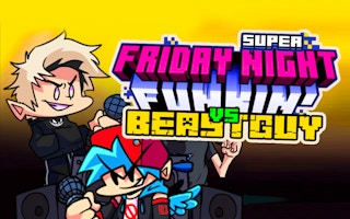 Super Friday Night Funkin' Vs Beast Guy game cover