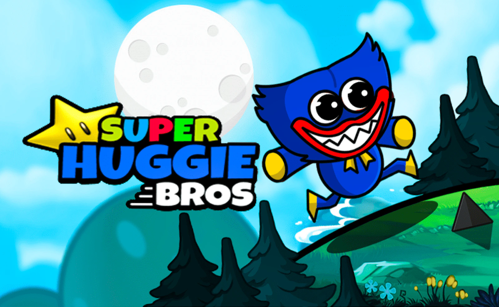Super Huggie Bros — free online adventure game on Glaze Games