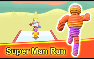 Super Man Run game cover