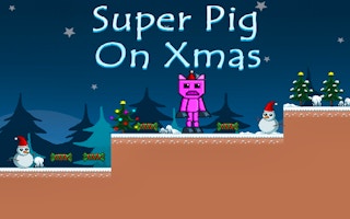 Super Pig On Xmas game cover