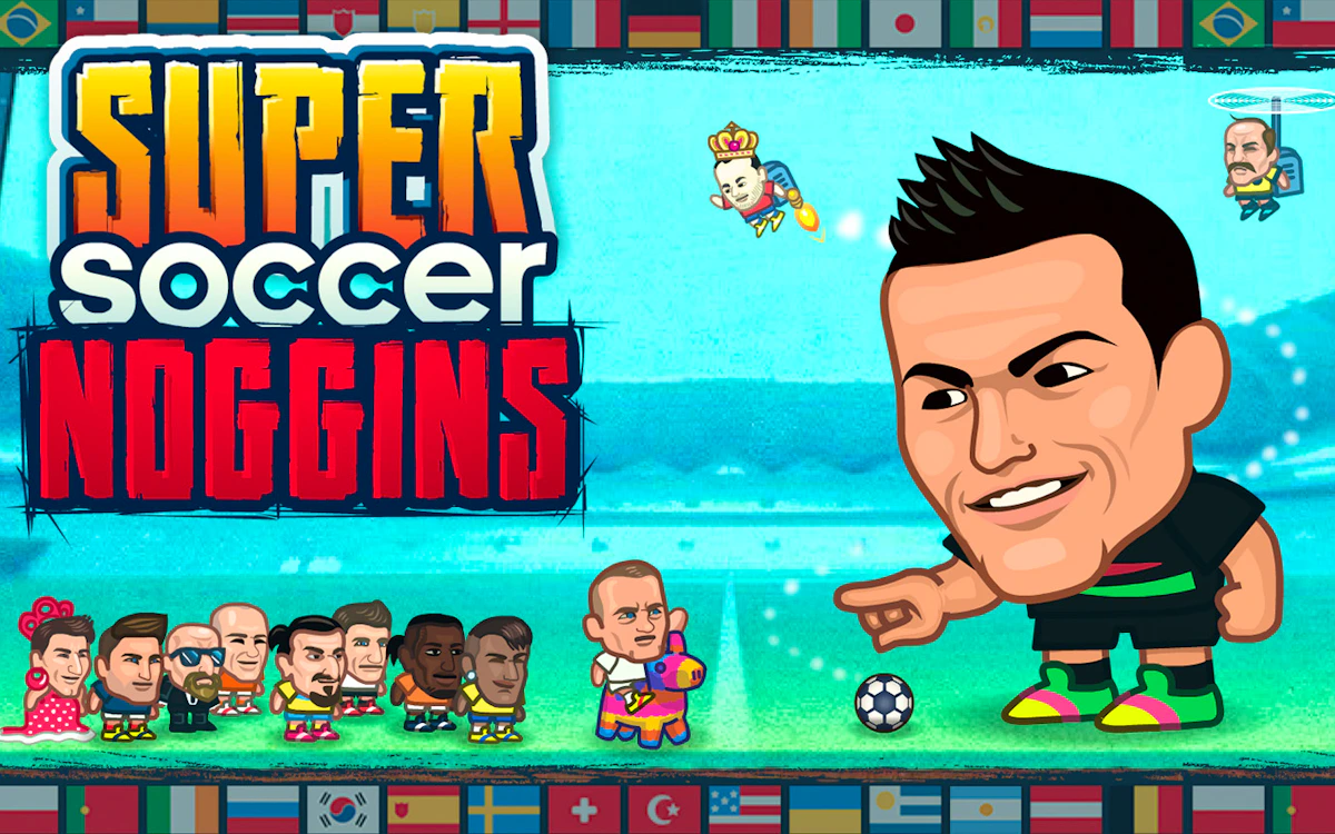 Super Soccer Noggins 🕹️ Play Now on GamePix