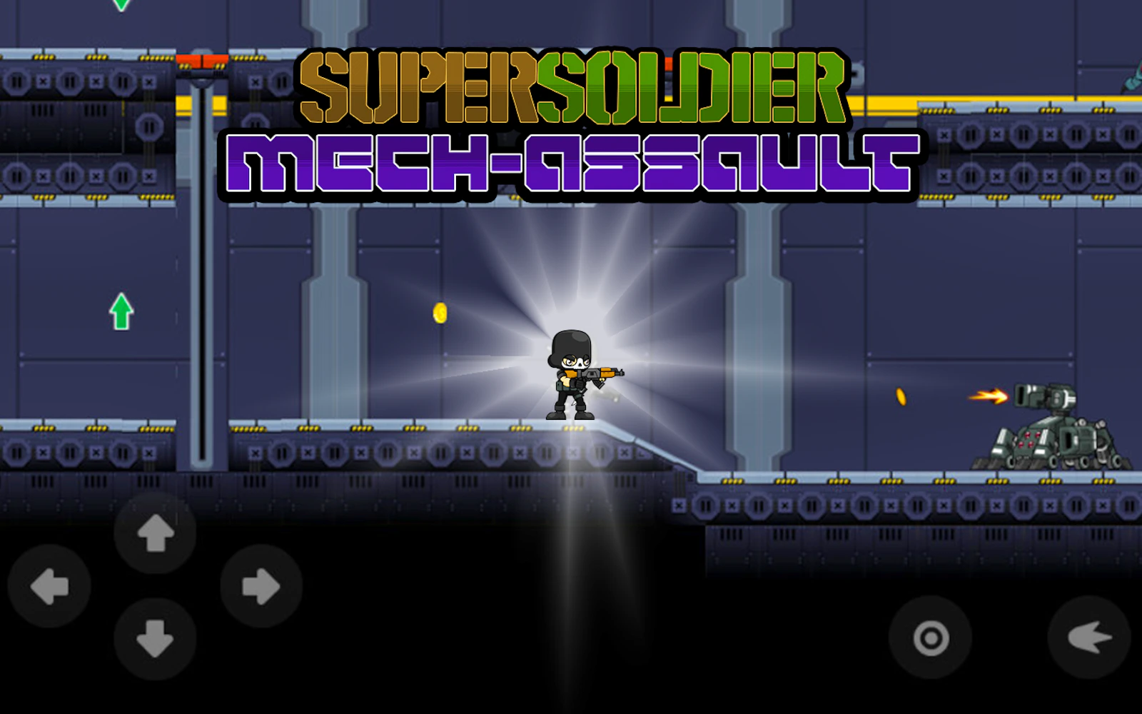 Super Soldier Mech Assault — free online arcade game on Glaze Games