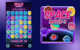 Super Space Match 3 game cover