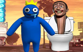 Rainbow Friends VS Skibidi Toilet - Free Online Browser Game