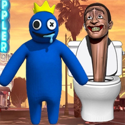 Rainbow Friends VS Skibidi Toilet By Gamepix
