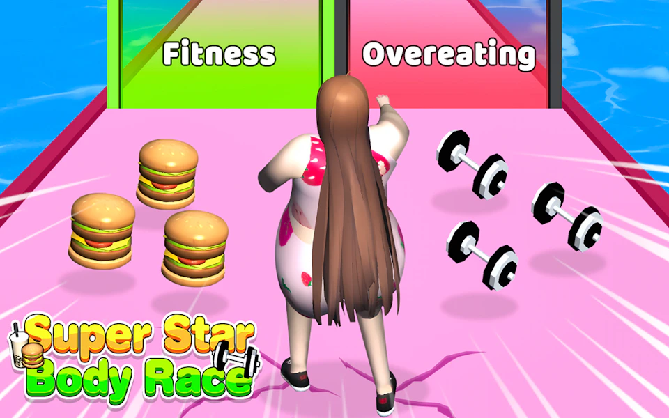 Super Star Body Race game cover