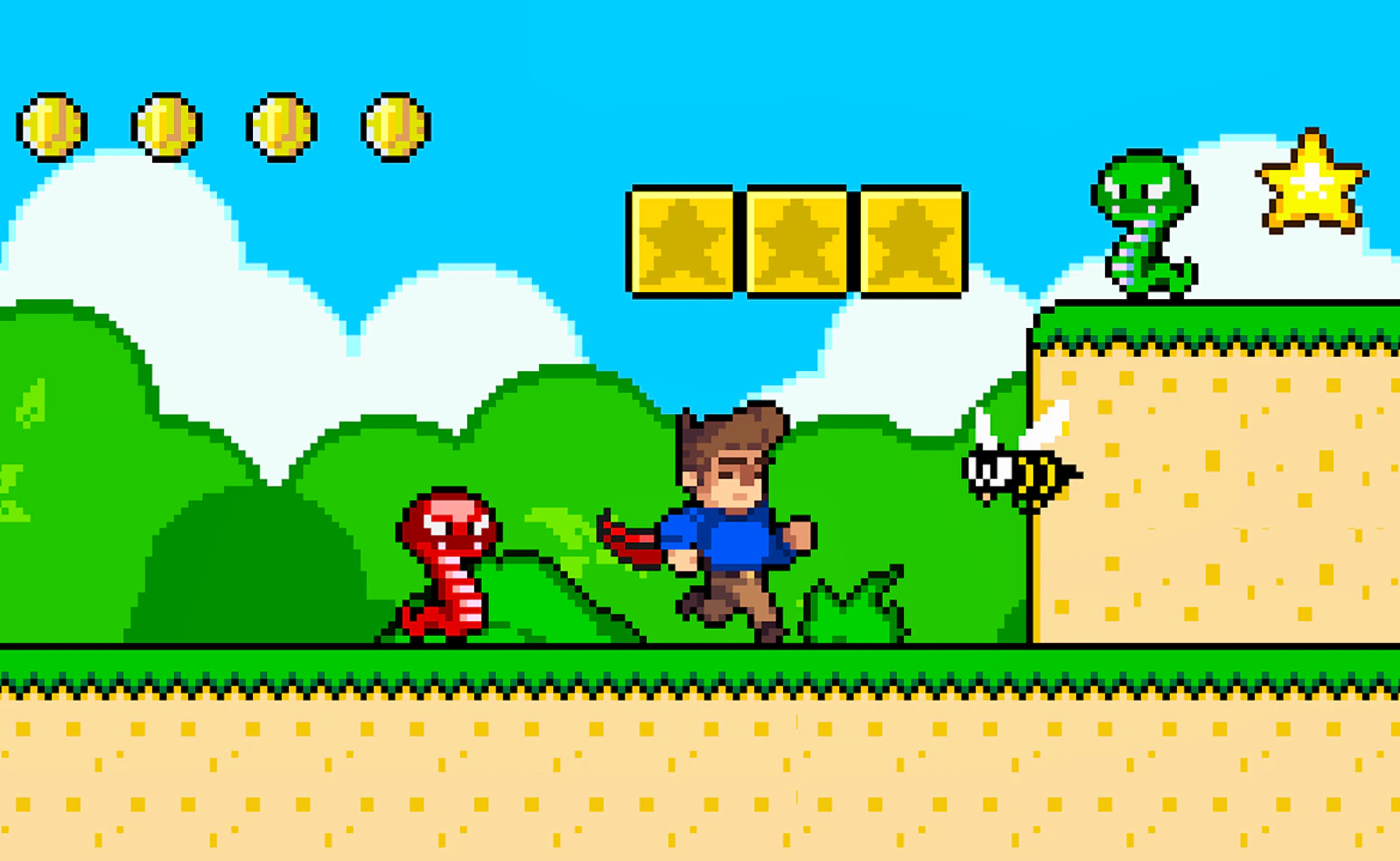 Super Steve World — free online arcade game on Glaze Games