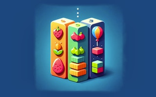 Superarcade Fruits Spears And Cubes