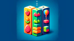 超级街机水果飞镖与方块 (SuperArcade Fruits Spears and Cubes)