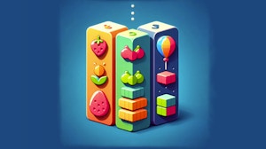 Image for SuperArcade Fruits Spears and Cubes