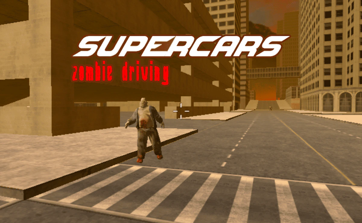 Play Supercars Zombie Driving — free online Adventure game