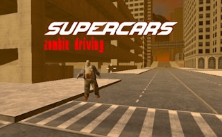 Supercars Zombie Driving game cover