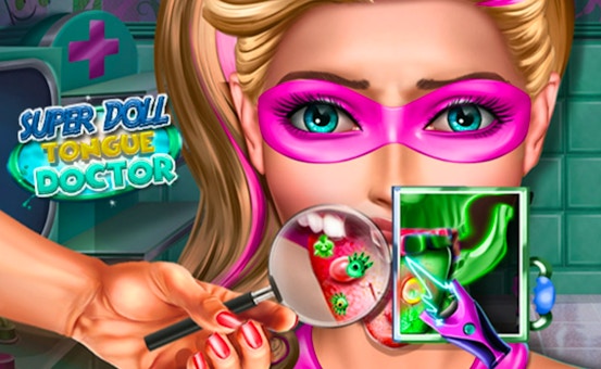 Superdoll Tongue Doctor Play Now on GamePix