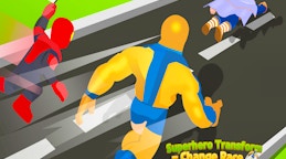 Superhero Transform Change Race
