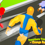 Superhero Transform Change Race
