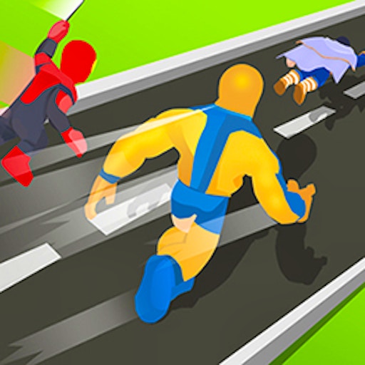 Superhero Transform Change Race