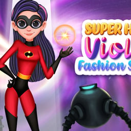 Superhero Violet Fashion Shoot