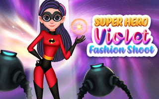 Superhero Violet Fashion Shoot