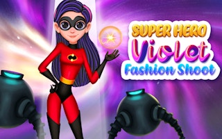 Superhero Violet Fashion Shoot