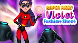 Superhero Violet Fashion Shoot