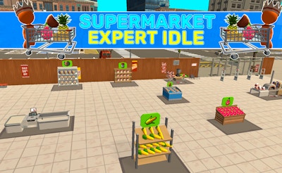 Supermarket Expert Idle game