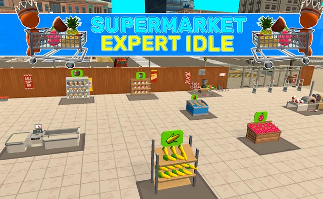 Supermarket Expert Idle game cover