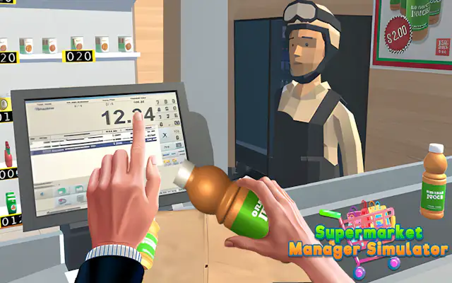Supermarket Manager Simulator