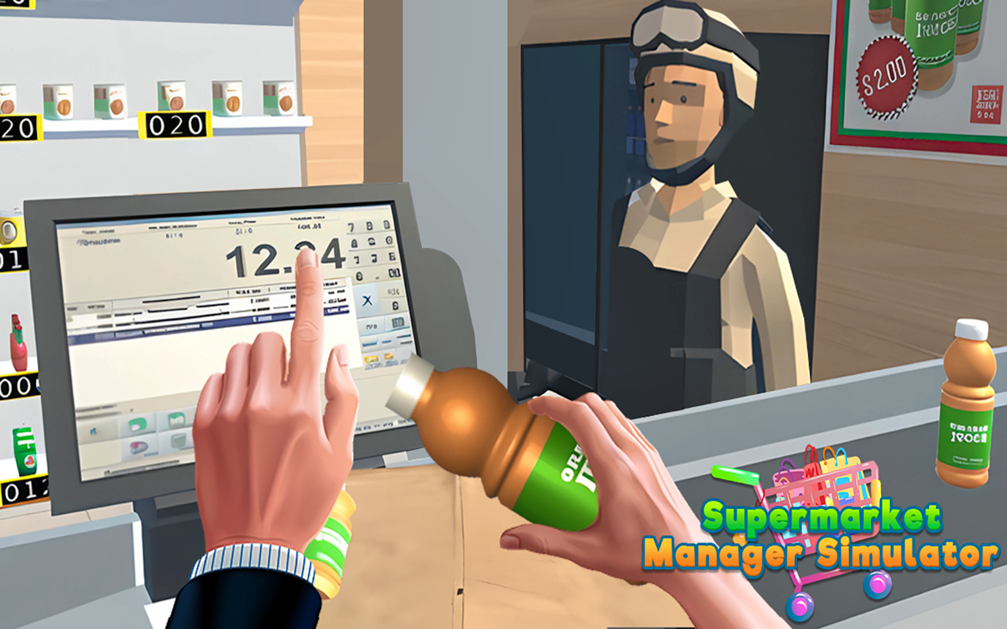 Supermarket Manager Simulator
