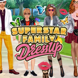 Juega gratis a Superstar Family Dress Up Game