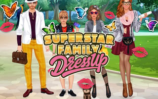 Juega gratis a Superstar Family Dress Up Game