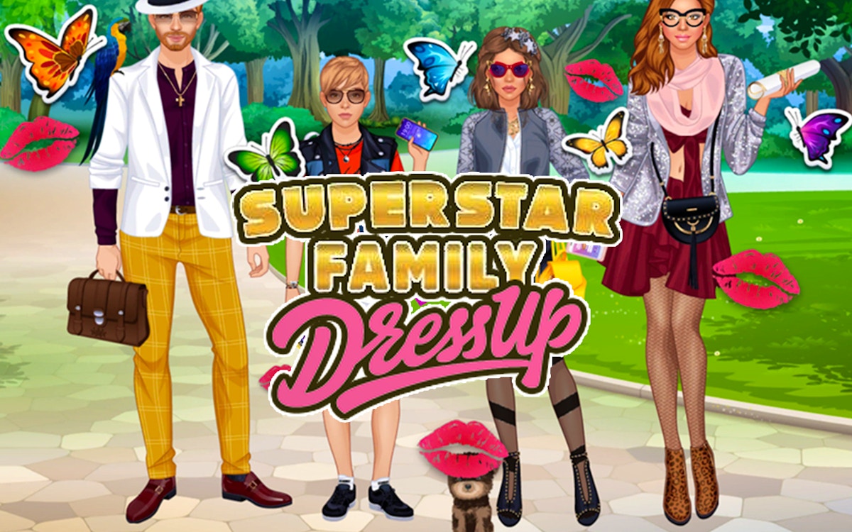 Dress Up Games Superstar 2026.Superstar Family Dress Up Game 🕹️ Play Now on GamePix