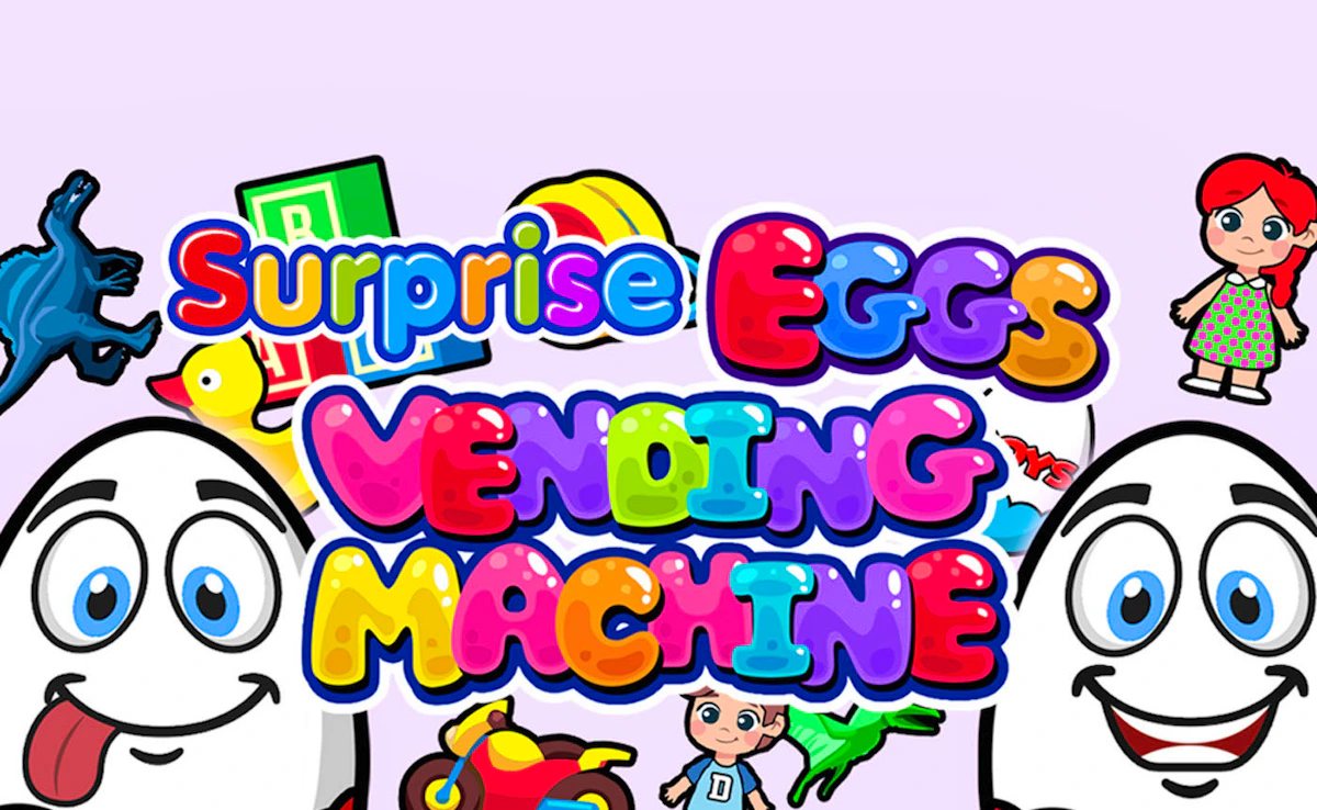 Play Surprise Eggs Vending Machine — free online Kids game