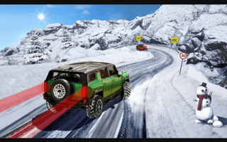 Suv Snow Driving 3d game cover