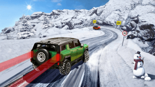 Suv Snow Driving 3d game cover