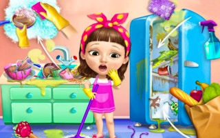 Sweet Baby Girl Cleanup Messy House game cover