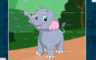 Sweet Elephants Jigsaw game cover