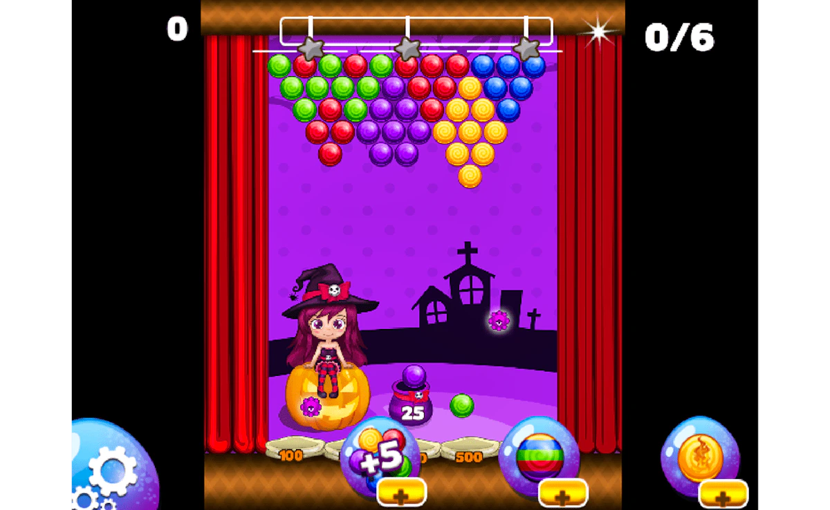 Play Sweet Halloween — free online Bubble Shooter game