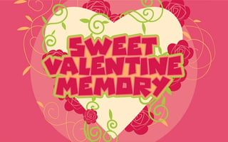 Sweet Valentine Memory game cover