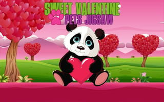 Sweet Valentine Pets Jigsaw game cover